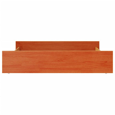 Vahanruskea vuodelaatikot Aysegul (2 kpl mänty)