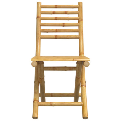 Taitettavat puutarhatuolit 2 kpl 43x54x88 cm bambu