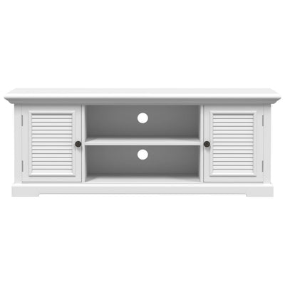 Valkoinen tv-taso Ciuculesc 110x30x41cm (puinen)