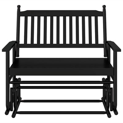 Musta liukupenkki Liubco 118x70x104,5cm (haapa)