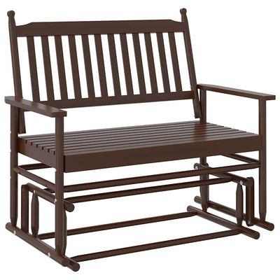 Ruskea liukupenkki Liubco 118x70x104,5cm (haapa)