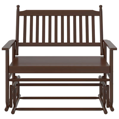 Ruskea liukupenkki Liubco 118x70x104,5cm (haapa)