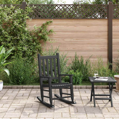 Musta keinutuoli lapsille Zeofinia (poppelipuu)