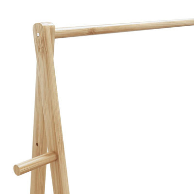 Vaateteline hyllyillä 132x45,5x150,5 cm Bambu