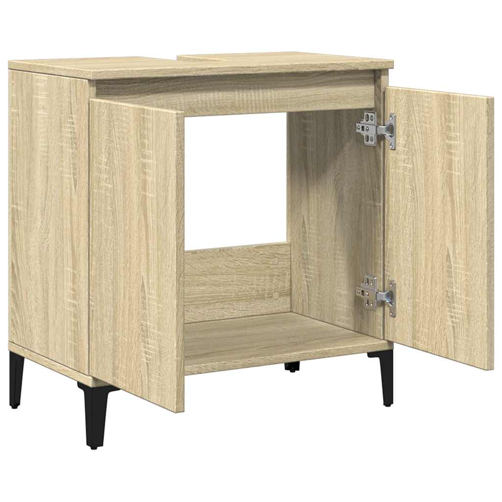 Sonoma tammi pesuallaskaappi Francoise 58x33x60cm (puinen)