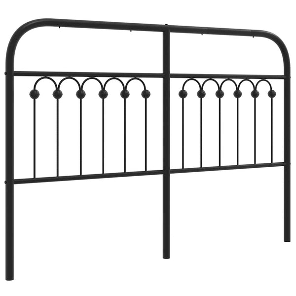 Metallinen vaihtopääty musta 140 cm