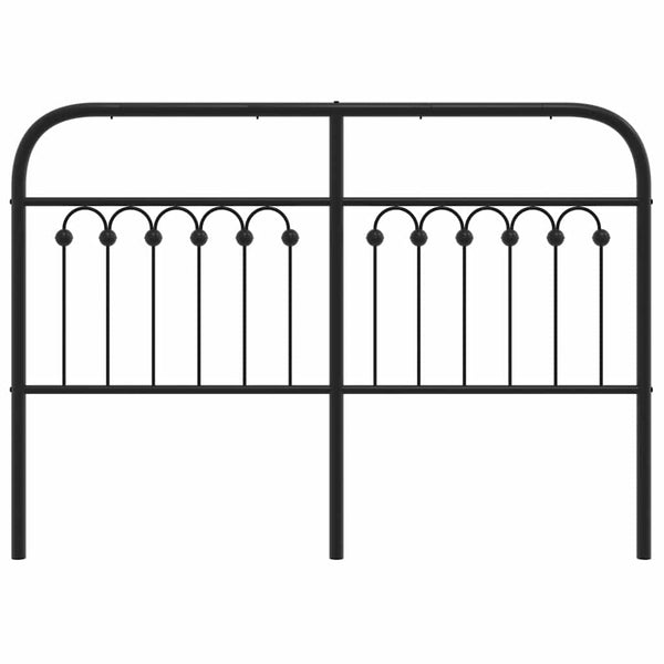 Metallinen vaihtopääty musta 140 cm