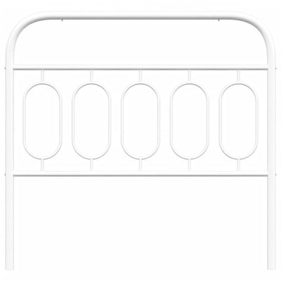 Valkoinen metallinen sängynpääty Marsilian 100cm