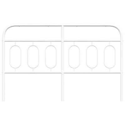 Valkoinen metallinen sängynpääty Marsilian 137cm