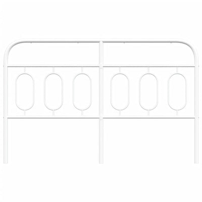 Valkoinen metallinen sängynpääty Marsilian 150cm