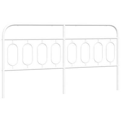 Valkoinen metallinen sängynpääty Marsilian 193cm