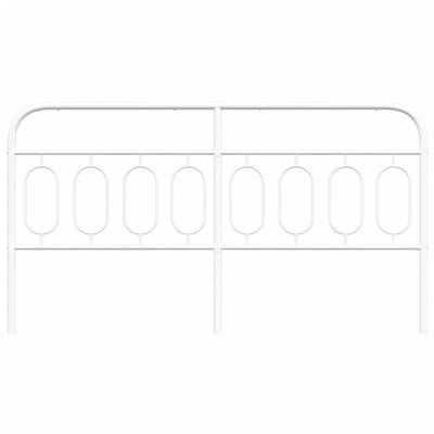 Valkoinen metallinen sängynpääty Marsilian 193cm