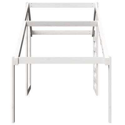 Valkoinen lastensängyn katos Silvius 198x87x113cm (mänty)