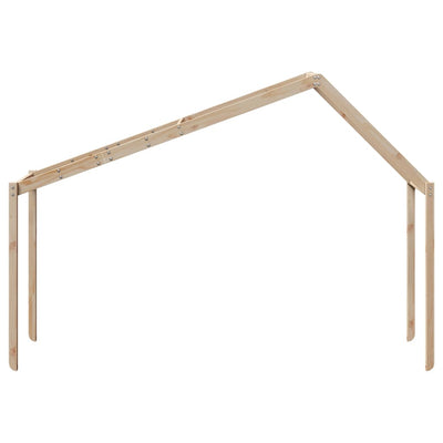 Lastensängyn katos 213x85,5x144,5 cm täysi mänty