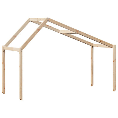 Lastensängyn katos 213x85,5x144,5 cm täysi mänty