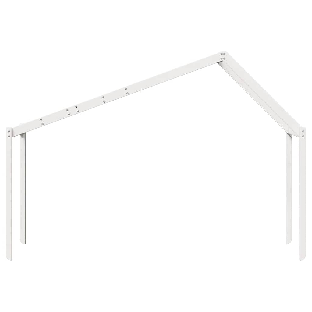 Valkoinen lastensängyn katos Giumacai 213x85,5x144,5cm (mänty)