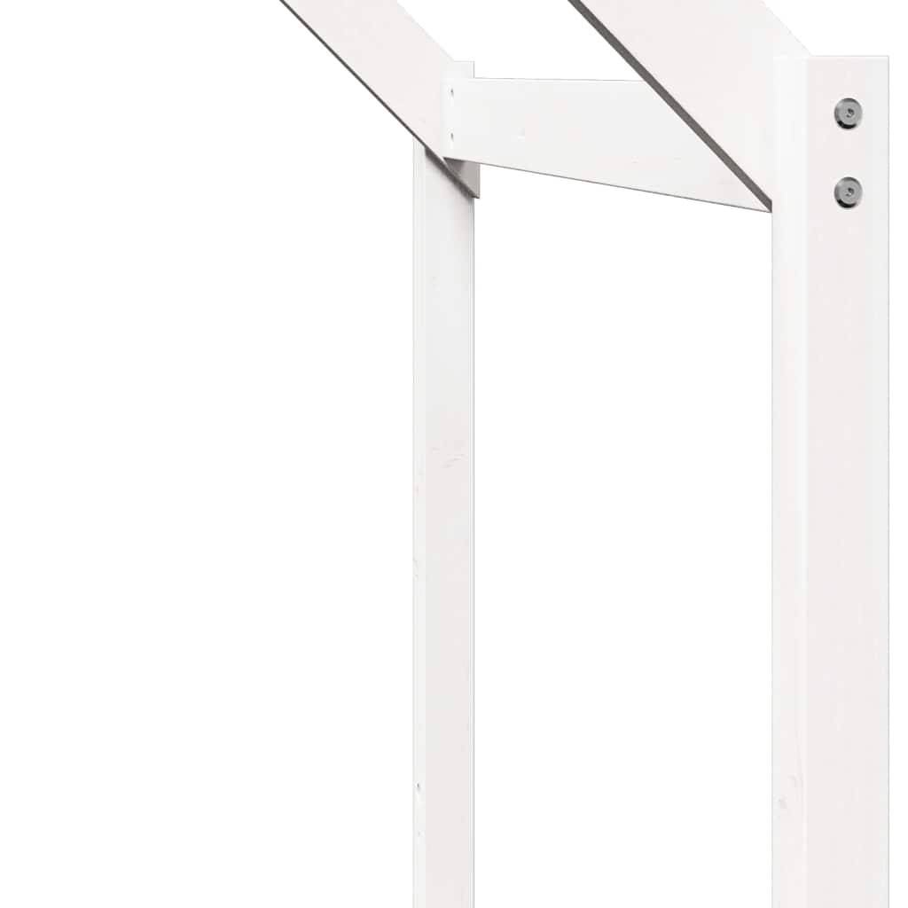 Valkoinen lastensängyn katos Giumacai 213x85,5x144,5cm (mänty)