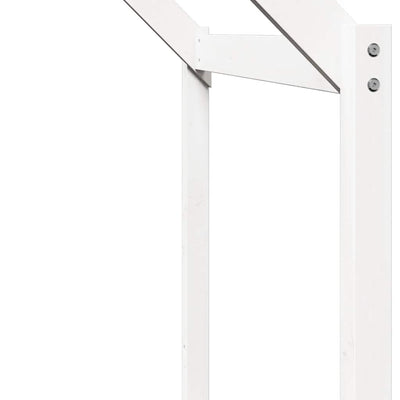 Valkoinen lastensängyn katos Giumacai 213x85,5x144,5cm (mänty)