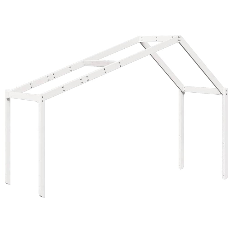 Valkoinen lastensängyn katos Giumacai 203x95,5x142cm (mänty)
