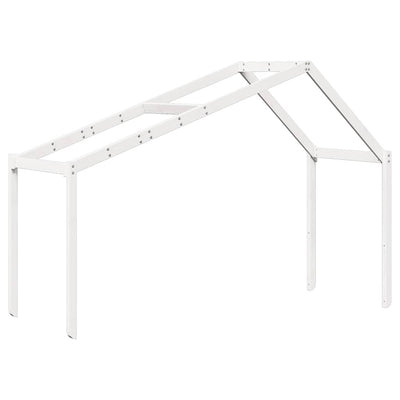 Valkoinen lastensängyn katos Giumacai 203x95,5x142cm (mänty)