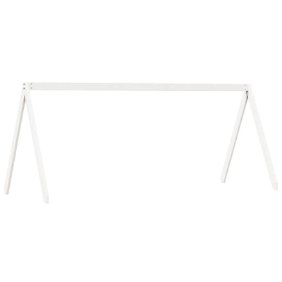 Valkoinen lastensängyn katos Sapet 209x95,5x88cm (mänty)