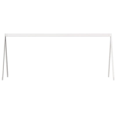 Valkoinen lastensängyn katos Sapet 209x95,5x88cm (mänty)