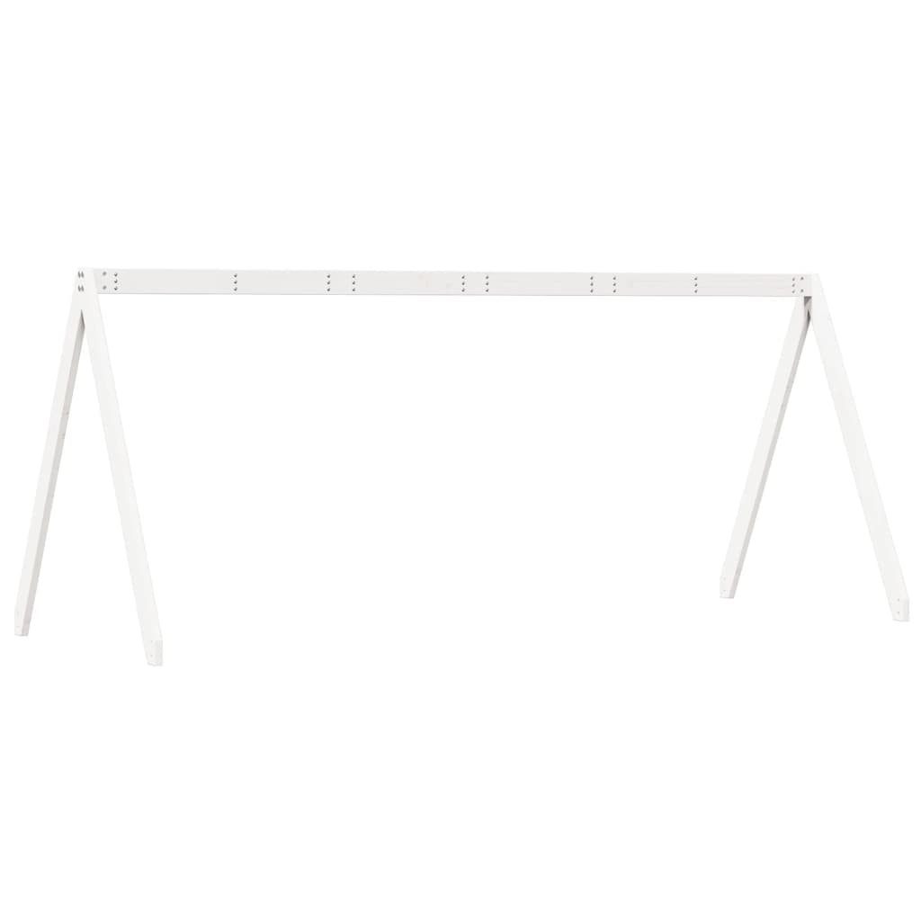 Valkoinen lastensängyn katos Sapet 209x95,5x88cm (mänty)