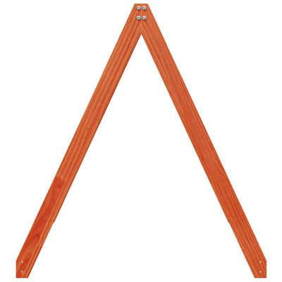 Vahanruskea lastensängyn katos Sapet 209x95,5x88cm (mänty)