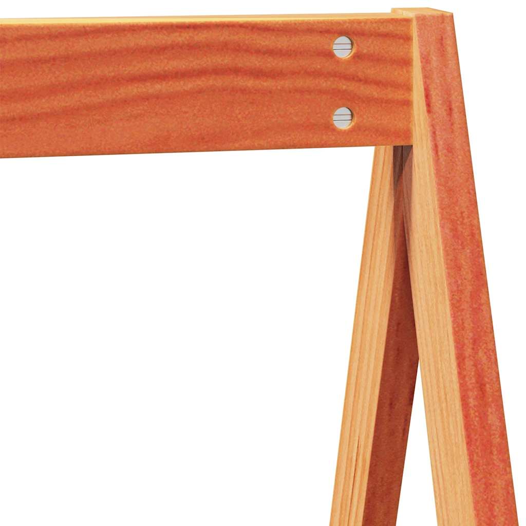 Vahanruskea lastensängyn katos Sapet 209x95,5x88cm (mänty)
