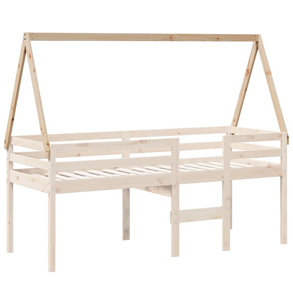 Lastensängyn katos 209x85,5x88 cm täysi mänty
