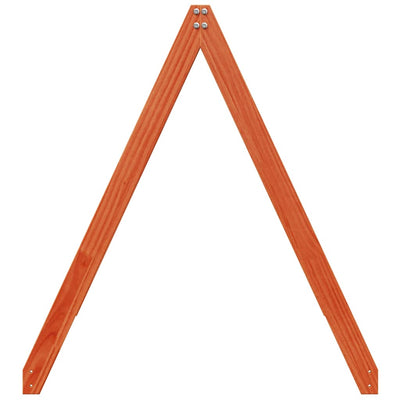 Vahanruskea lastensängyn katos Sapet 209x85,5x88cm (mänty)