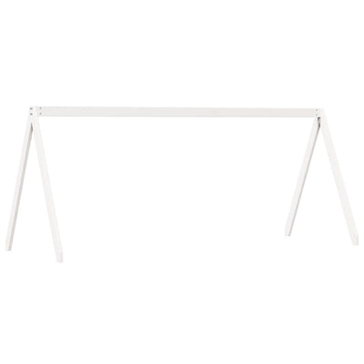 Valkoinen lastensängyn katos Sapet 199x95,5x88cm (mänty)