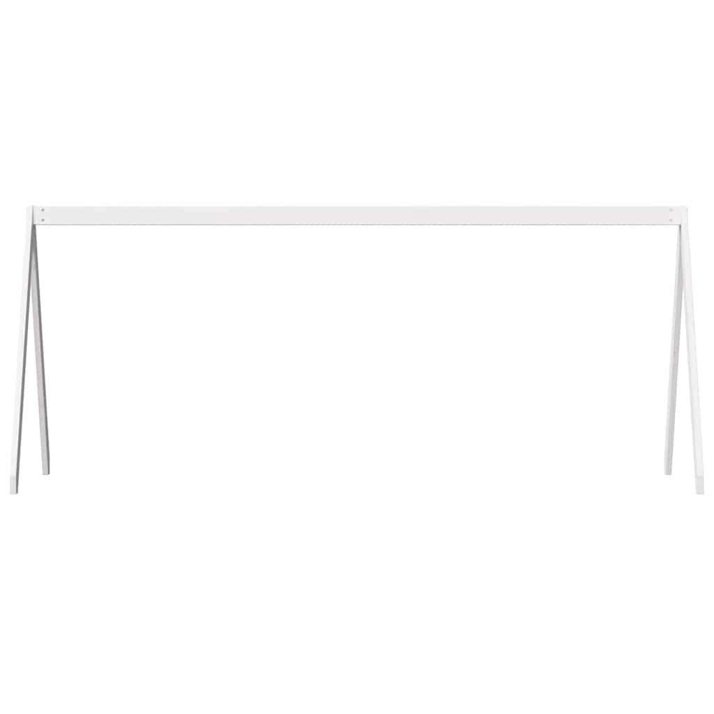 Valkoinen lastensängyn katos Sapet 199x95,5x88cm (mänty)