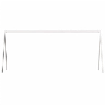 Valkoinen lastensängyn katos Sapet 199x95,5x88cm (mänty)