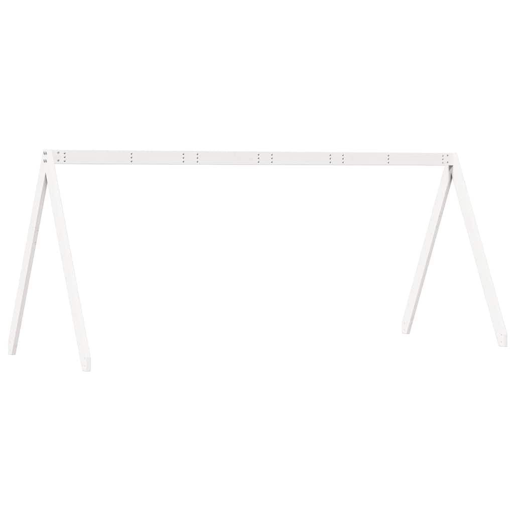 Valkoinen lastensängyn katos Sapet 199x95,5x88cm (mänty)