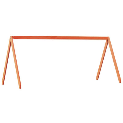 Vahanruskea lastensängyn katos Sapet 199x95,5x88cm (mänty)