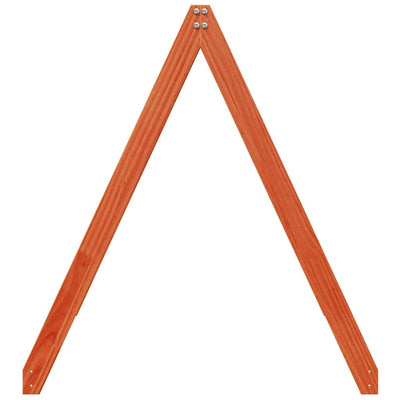 Vahanruskea lastensängyn katos Sapet 199x95,5x88cm (mänty)