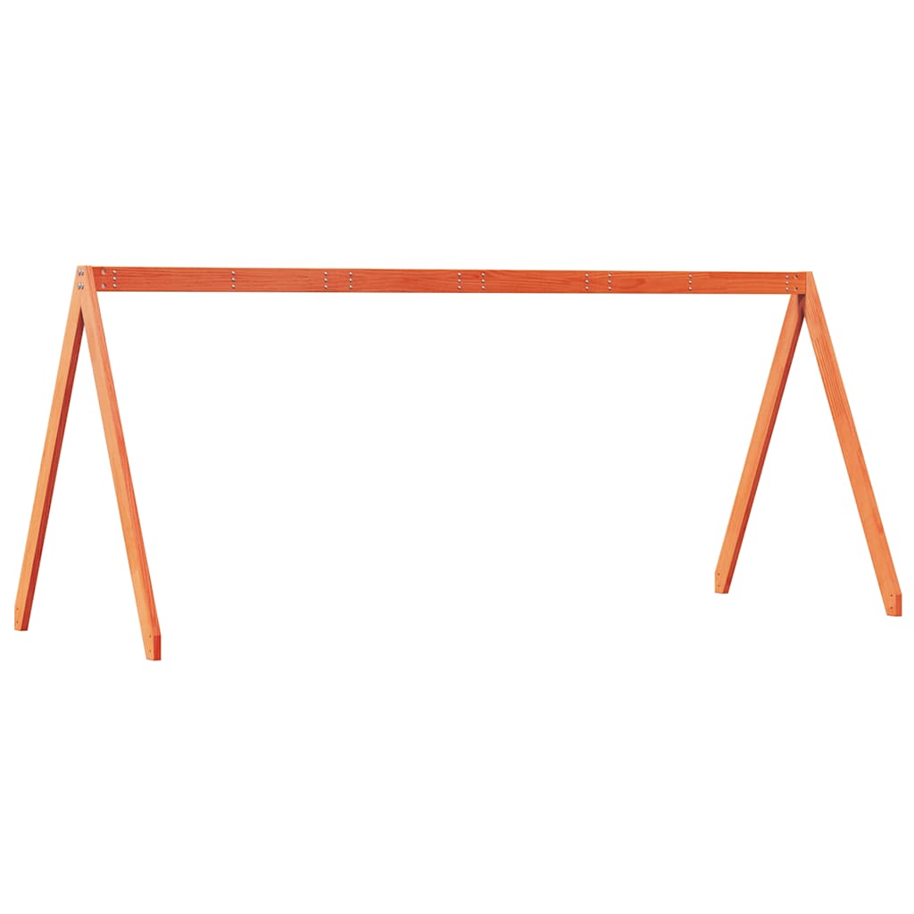 Vahanruskea lastensängyn katos Sapet 199x95,5x88cm (mänty)