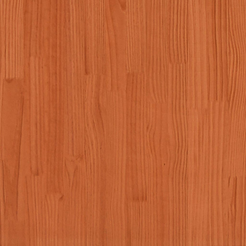 Vahanruskea lastensängyn katos Sapet 199x95,5x88cm (mänty)