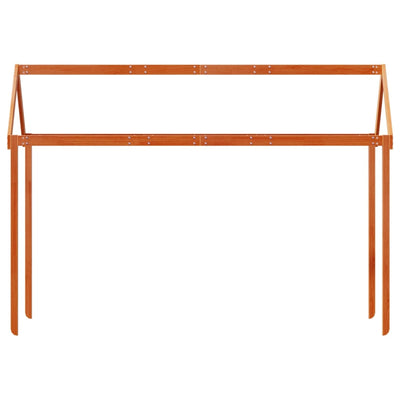 Vahanruskea lastensängyn katos Letzner 217x95,5x159cm (mänty)