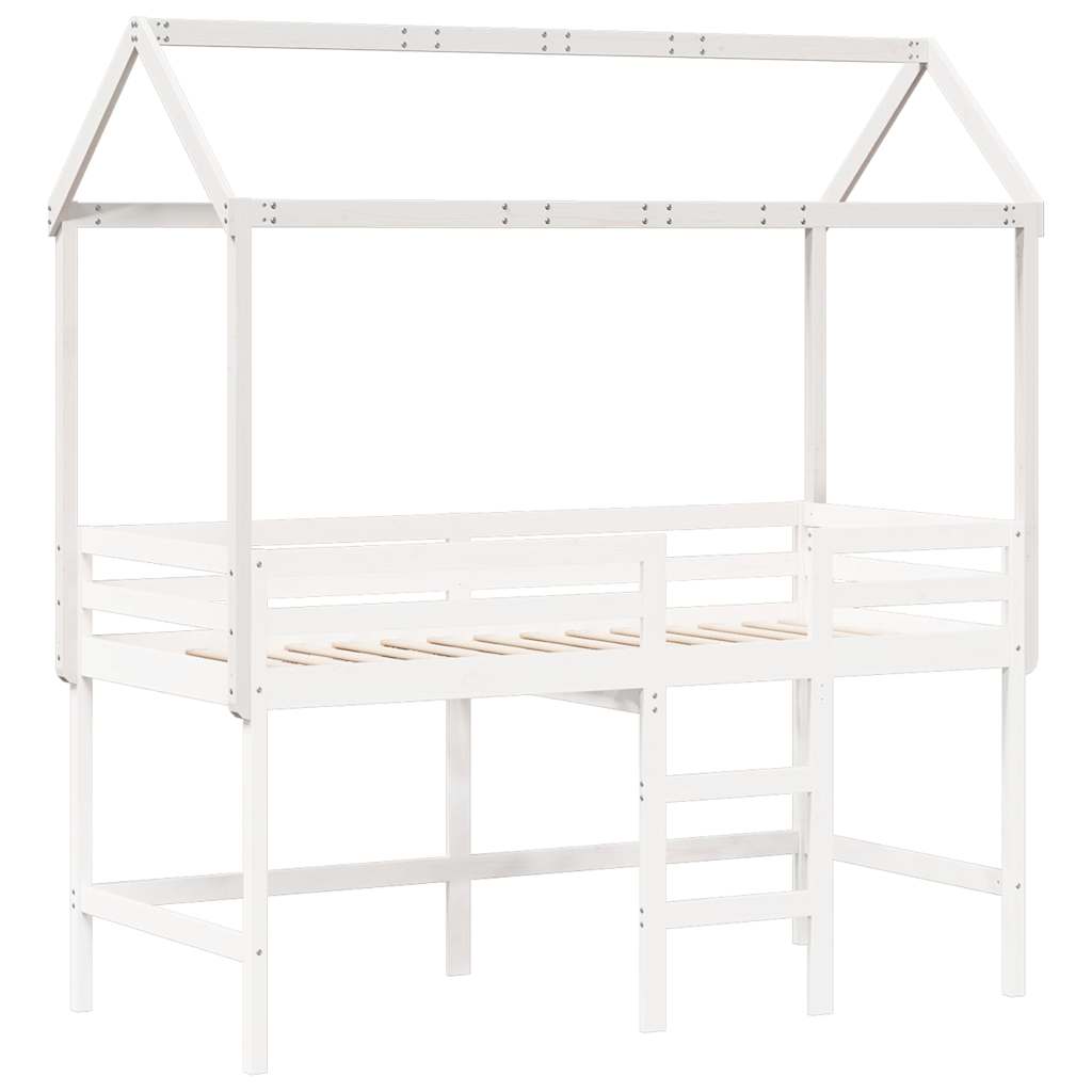 Valkoinen lastensängyn katos Letzner 217x85,5x154cm (mänty)