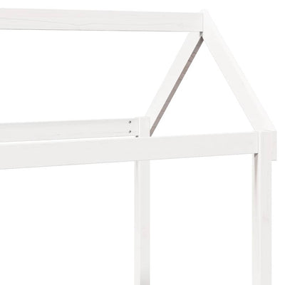 Valkoinen lastensängyn katos Ghiulbahar 118x70x176,5cm (mänty)