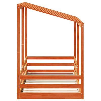 Vahanruskea lasten katossänky Lalita 80x200cm (mänty)