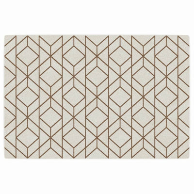 Monivärinen sisä-/ulkomatto lyhyt nukka Ligia 120x180cm (liukumaton)