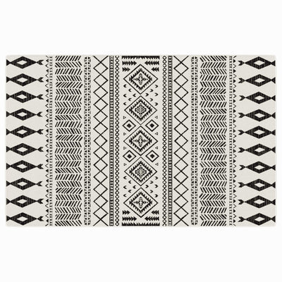 Monivärinen sisä-/ulkomatto lyhyt nukka Ligia 190x300cm (liukumaton)