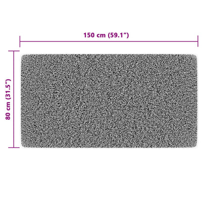 Monivärinen sisä-/ulkomatto lyhytnukkainen Ligia 80x150cm (liukumaton)