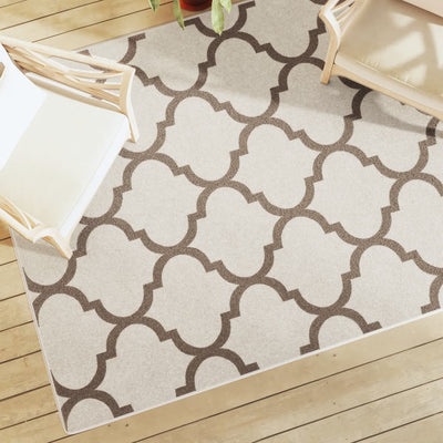 Monivärinen sisä-/ulkomatto lyhyt nukka Ligia 160x230cm (liukumaton)