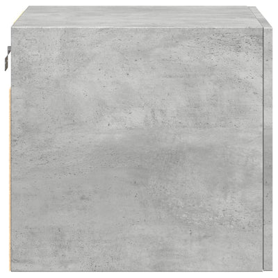 Seinäkaappi betoninharmaa 45x42,5x40 cm tekninen puu