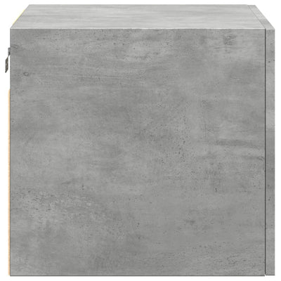 Seinäkaappi betoninharmaa 50x42,5x40 cm tekninen puu