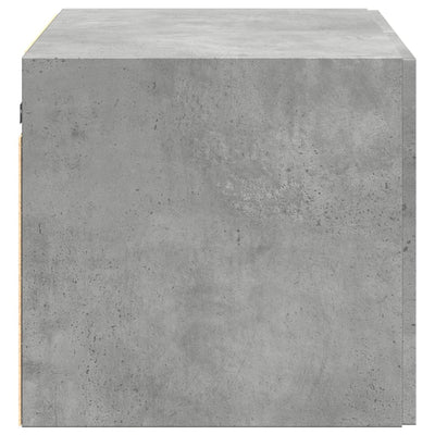 Seinäkaappi betoninharmaa 70x42,5x40 cm tekninen puu